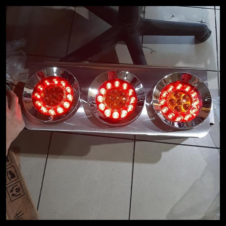 DISKON STOP LAMP TRUK TRONTON FUSO LED 24VOLT LAMPU STOP TRUK - UNIVERSAL 