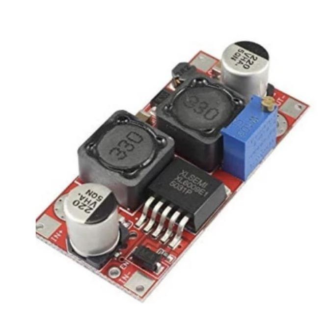 Xl 6009 Auto Buck Boost Step Down + Up Xl6009 Converter Solar Aki Dc