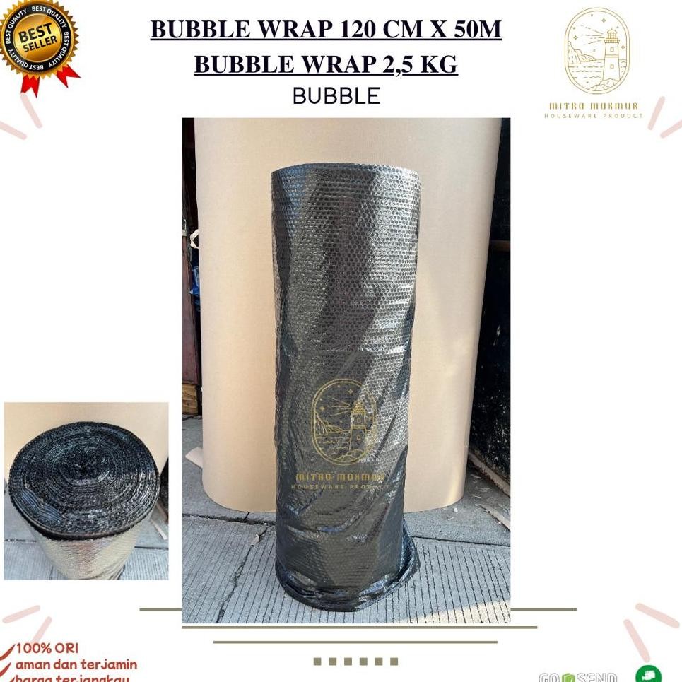 

[Sale] Bubble Wrap Tebal Murah 2,4-2,5 Kg / Bubble Wrap Gullungan 50M X 125Cm Viral