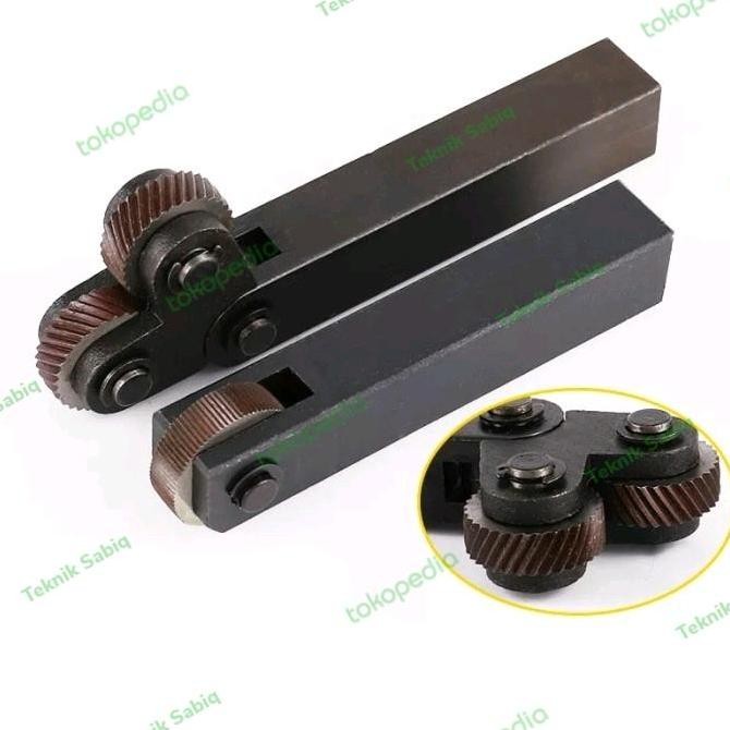 Knurling 2 Roda - Knurling Kartel 2 Roda Pembuat Besi Agar Tidak Licin - Roda 1, 0.8Mm