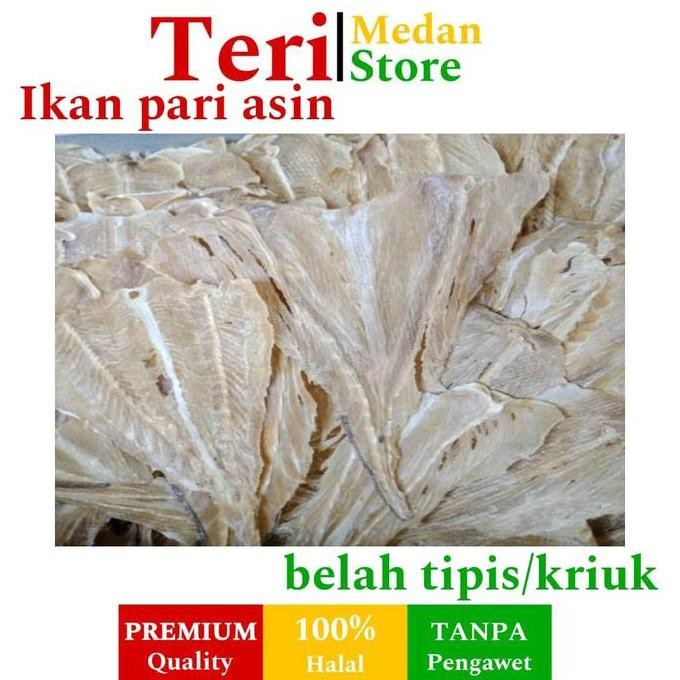 

ikan pari asin belah tipis asli tanjung i Kering Laut