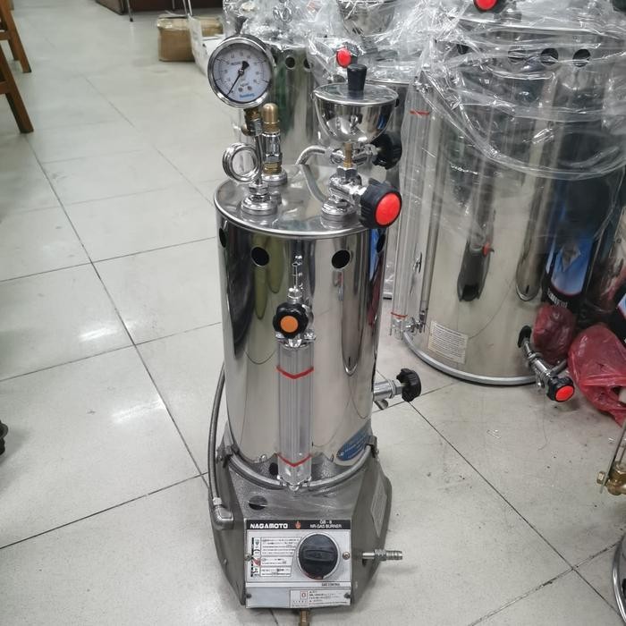 Boiler Nagamoto + Gosokan Uap (Set) Original Dan Terpercaya