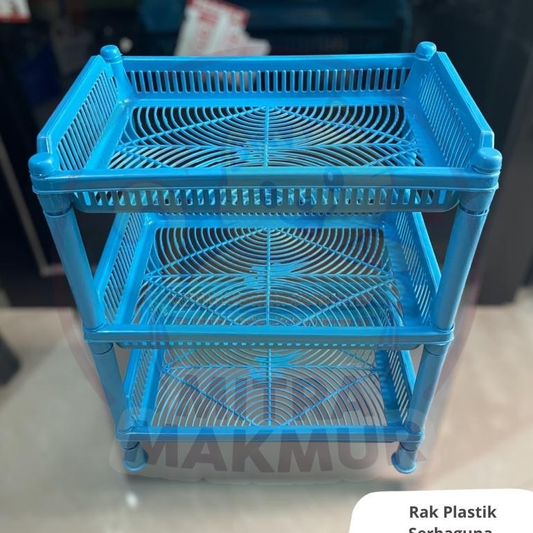 Sale Rak Piring Plastik Murah / Rak Display Jajanan / Rak Bumbu / Serbaguna Baru