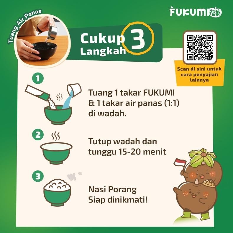 

Salt Fukumi Beras Porang Box Sachet - Shirataki/Konjac Rice -33