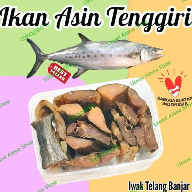 

Ikan asin tenggiri asli, Iwak karing telang 500gr