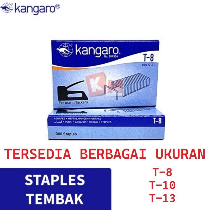 

KANGARO Isi Stapler Tembak / Isi Staples Guntacker / Isi Hekter T8 / T10 / T13