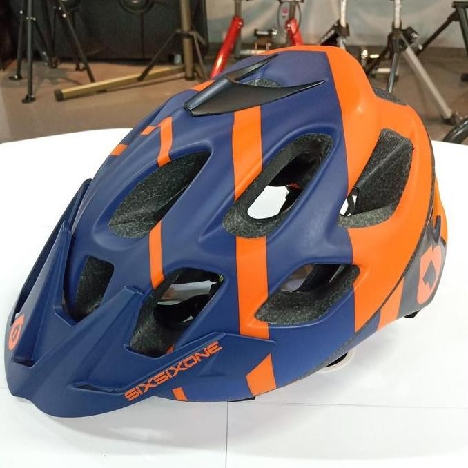 Sale Helmet Helm Sepeda 661 Sixsixone Recon Navy Orange Not Fox