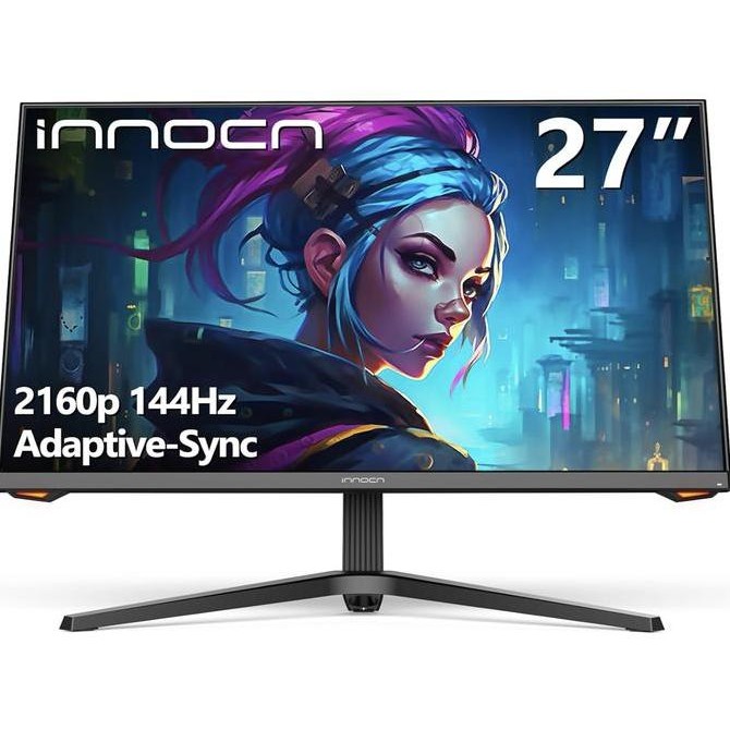 

NNOCN 27G1V 27 Inch Monitor 4K 144Hz HDR400 PC Computer Gaming Monitor G-Sync Compatible
