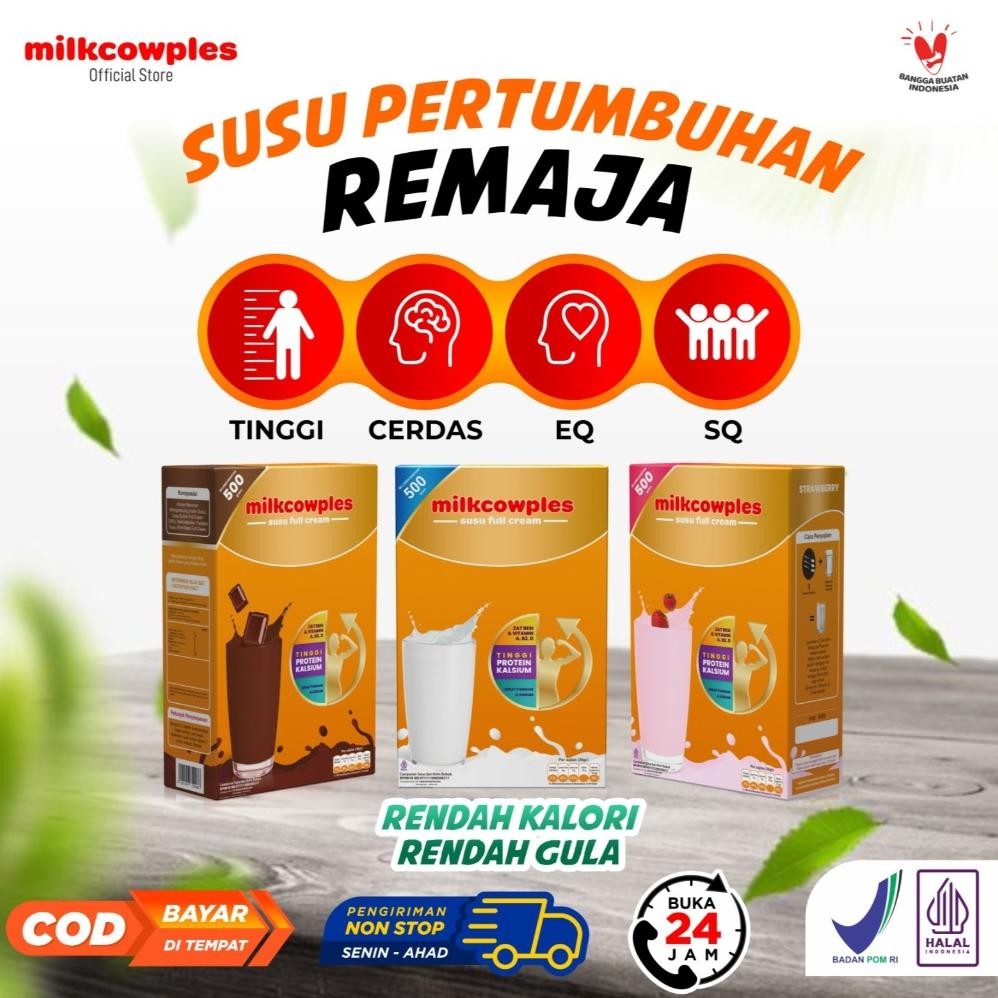 

Cod Amj Milkcow Annajah - Penggemuk Badan Anak Dan Dewasa Susu Full Cream 500Gram Fe24
