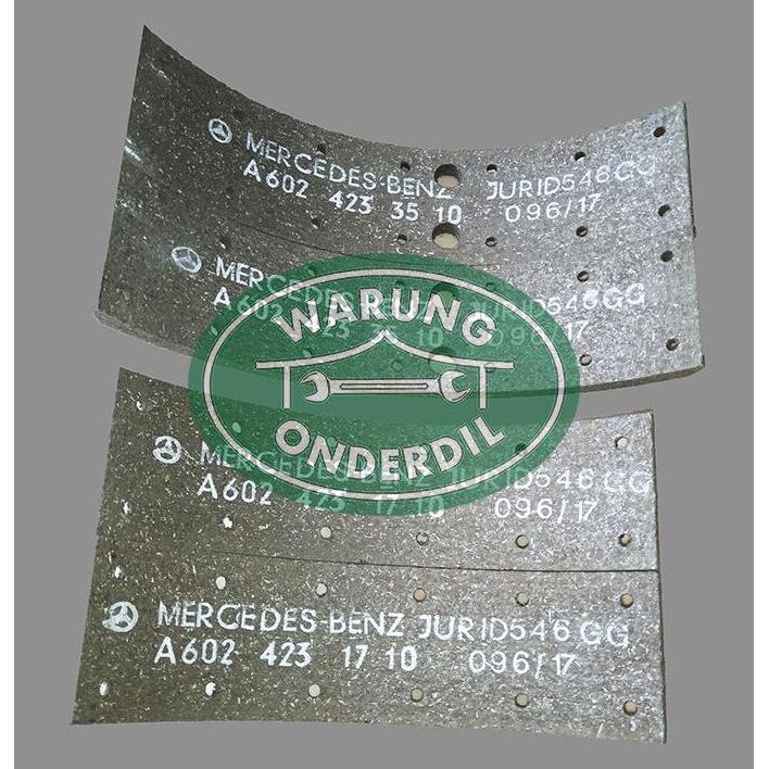 Kampas Rem Belakang Brake Shoes Mercedes Jeep 280 GE
