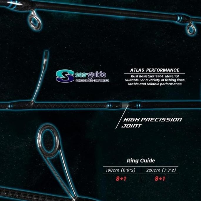 ujung saja untuk thalassa joran ul 662 atau 702 ultralight carbon
