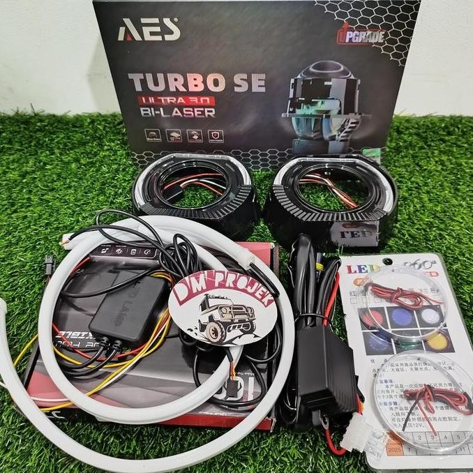 bi-led aes bilaser turbo se ultra 3 inch 75 watt laser teknologi bi-laser orinal upgrade mobil Innov