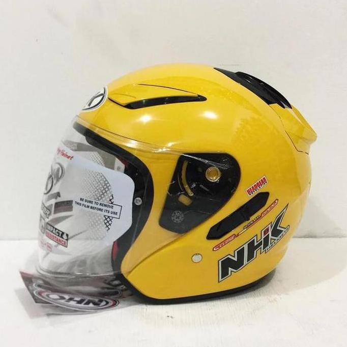 Nhk Helm R1 Solid Yellow Double Visor Restock