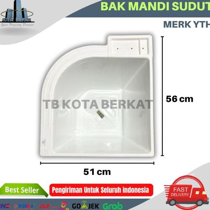 BAK KAMAR MANDI SUDUT/ BAK KAMAR MANDI FIBER MERK R.A.J