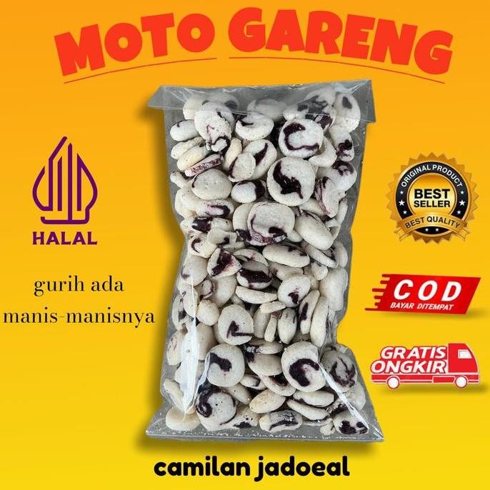 

Camilan Moto Gareng Gurih Gurih Manis Jajanan Jadoel, Cemilan Enak Makanan Snack