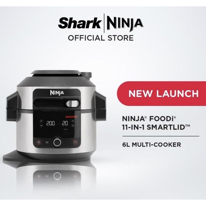 

Ninja Foodi 11-in-1 SmartLid Multi cooker in one pot OL550 ORIGINAL BRAND NEW