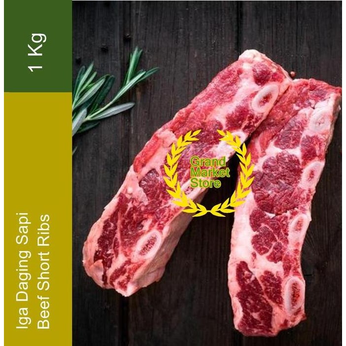 

Iga Daging Sapi Import / Beef Short Ribs / Shortrib Aus 1 Kg