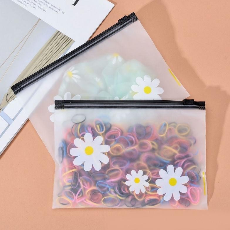 

STT Pouch Ziplock Organizer Transparan Doff Motif Bunga Daisy Zipper Bag Masker Transparan Karakter Little Chick Zip Lock Tempat Pensil Wadah Kosmetik Masker Serbaguna