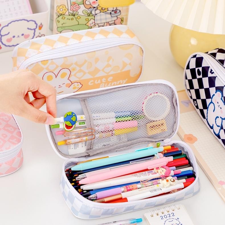 

Kotak Pensil Anak Korea Susun Besar Jumbo Catur Beruang Tempat Pensil Pouch Sekolah Anak Cewek Kiyowo