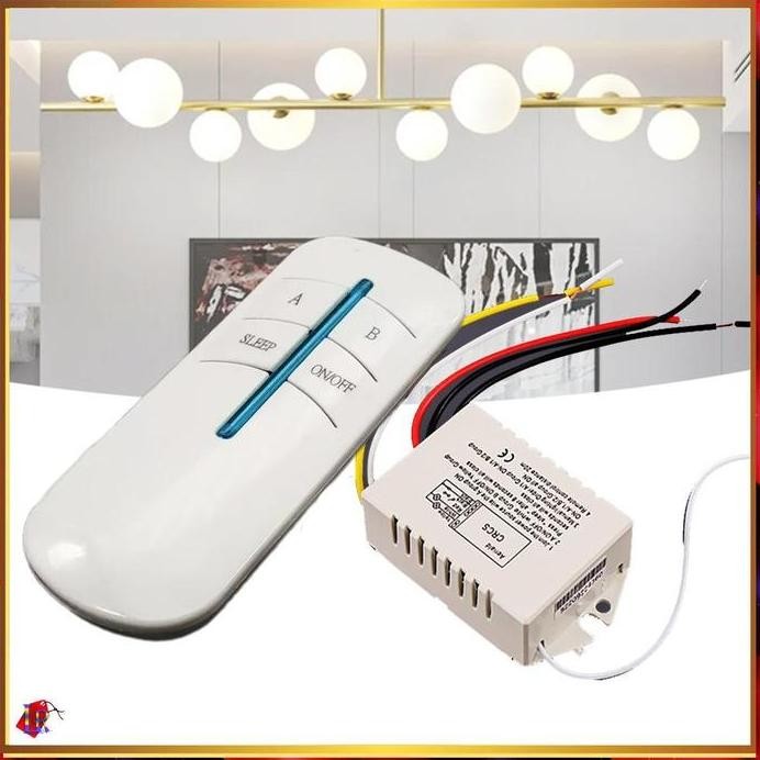 Saklar Lampu Wireless Remote Control Lampu Rumah 2 Arah murah