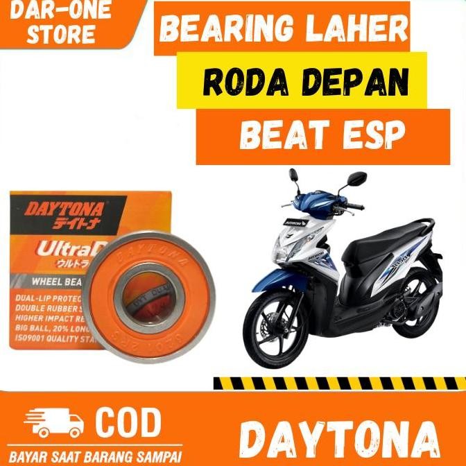BEARING LAHER DAYTONA RODA DEPAN HONDA BEAT ESP ORIGINAL 6201
