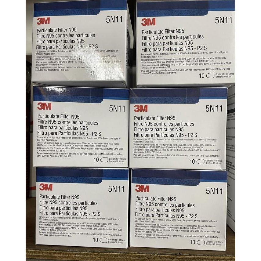 ready 3M Particulate Filter 5N11 N95 Per BOX (10 PCS) ORIGINAL