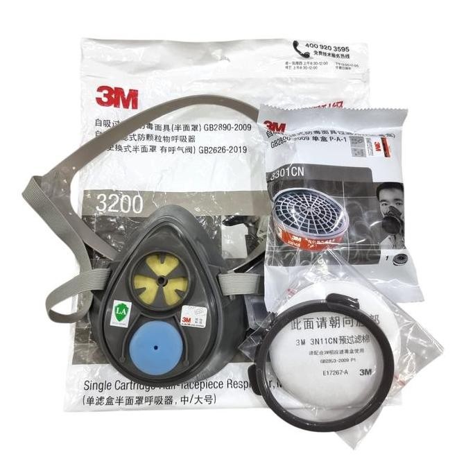 ready Masker 3M 3200 Respirator Cartridge 3301CN Filter 3N11CN