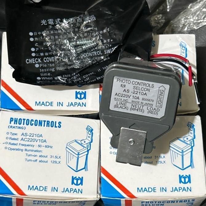 TERBARU - PHOTOCELL SELCON AS-2210A 10A/PHOTOCONTROLS 10A AS2210A SELCON