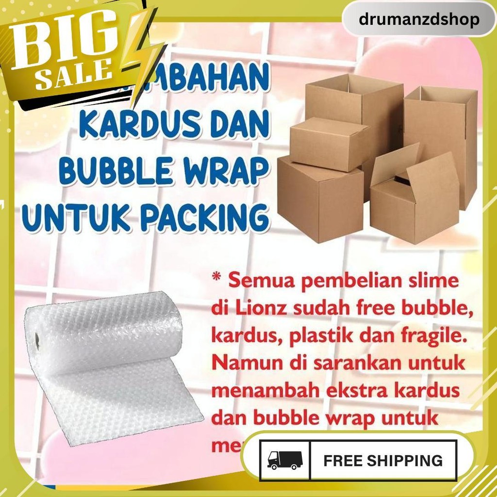 

Kardus Dan Bubblewarp (Silahkan Tambah Jika Ingin Lebih Aman) Siap Kirim