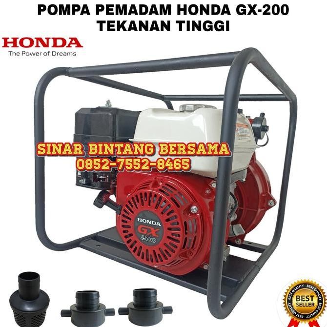 ready Pompa Alkon Pemadam HONDA GX 200 Double Impeller