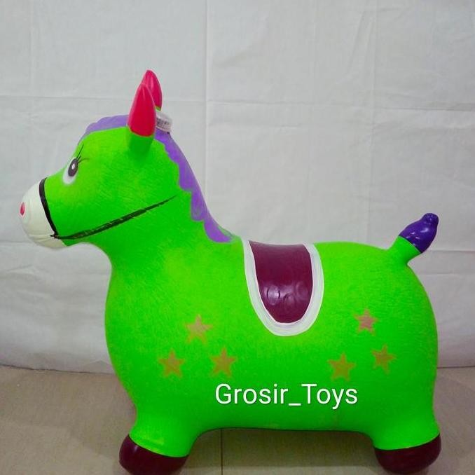 Animal jumping musik Kuda / Mainan Kuda Kudaan Karet Anak MAS
