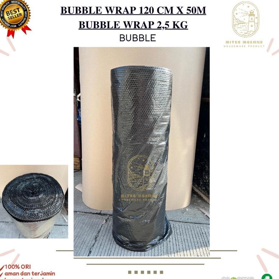 

[Sale] Bubble Wrap Tebal Murah 2,4-2,5 Kg / Bubble Wrap Gullungan 50M X 125Cm New