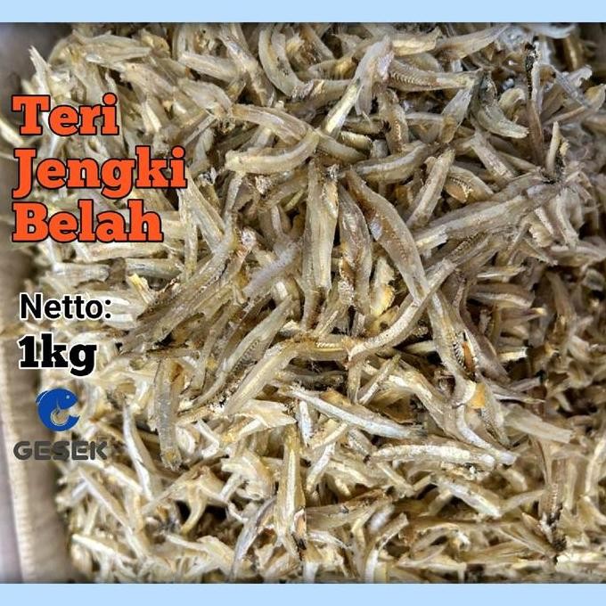

Ikan Asin Teri Jengki Belah 1kg makanan laut kering