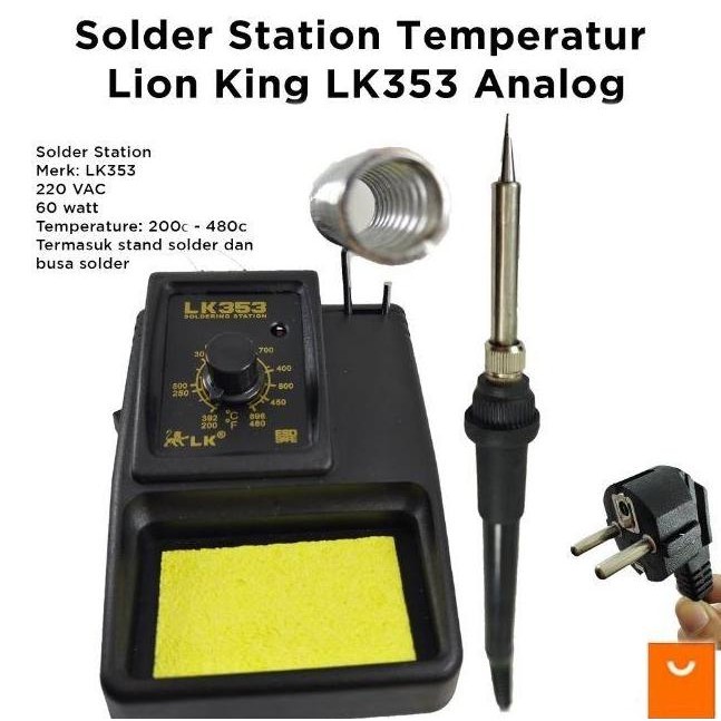 Solder Station Temperatur Lion King Lk353 Analog