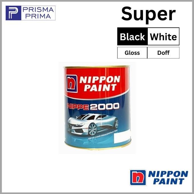 Cat Mobil Nippe 2000 Super White/Black - Cat Duco Nippon Paint 1 Liter