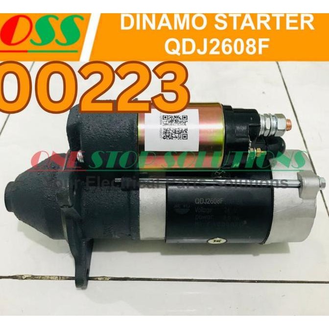 Dinamo Starter Qdj2608F 24V 5,5 Kw Engine R4105 Weifang Kofo Ricardo