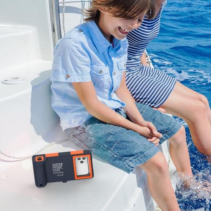 Shellbox Waterproof Phone Case Shellbox Diving 15m Universal Swimming Underwater Protection Iphone S