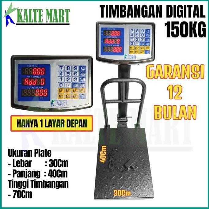 Timbangan Digital Duduk 150Kg - Timbangan Berat Badan / Barang Besar Presisi