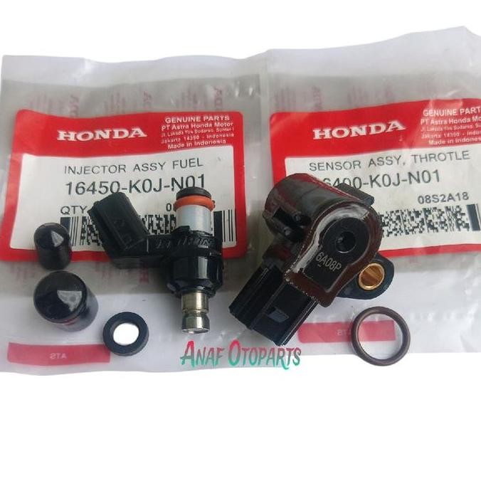 Paket 2 Item Sensor Tps Plus Injektor Genio , Beat Deluxe 2020-2022 , Scoopy New 2019-2021. Motorcyc