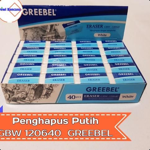 

Eraser Penghapus Putih Kecil GREEBEL GBW 120640 (Box) DiM