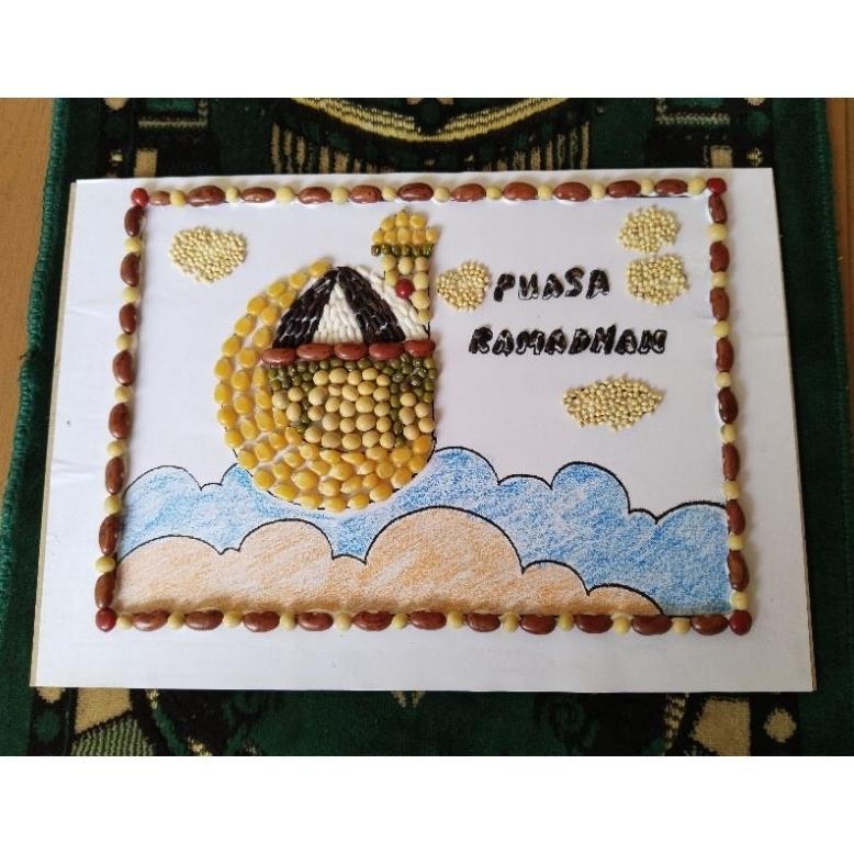

kolase biji bijian tema puasa ramadhan DiM