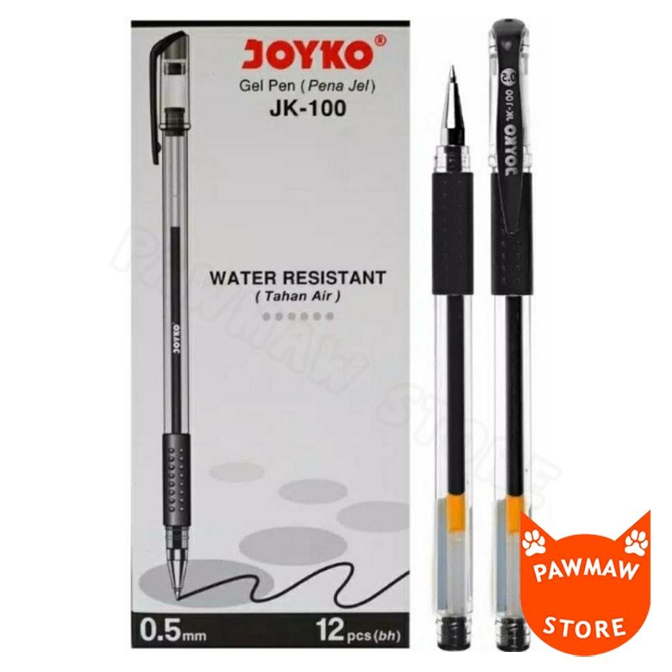 

Pulpen Gel Joyko JK-100 0,5 - Hitam ( PACK ) DiM