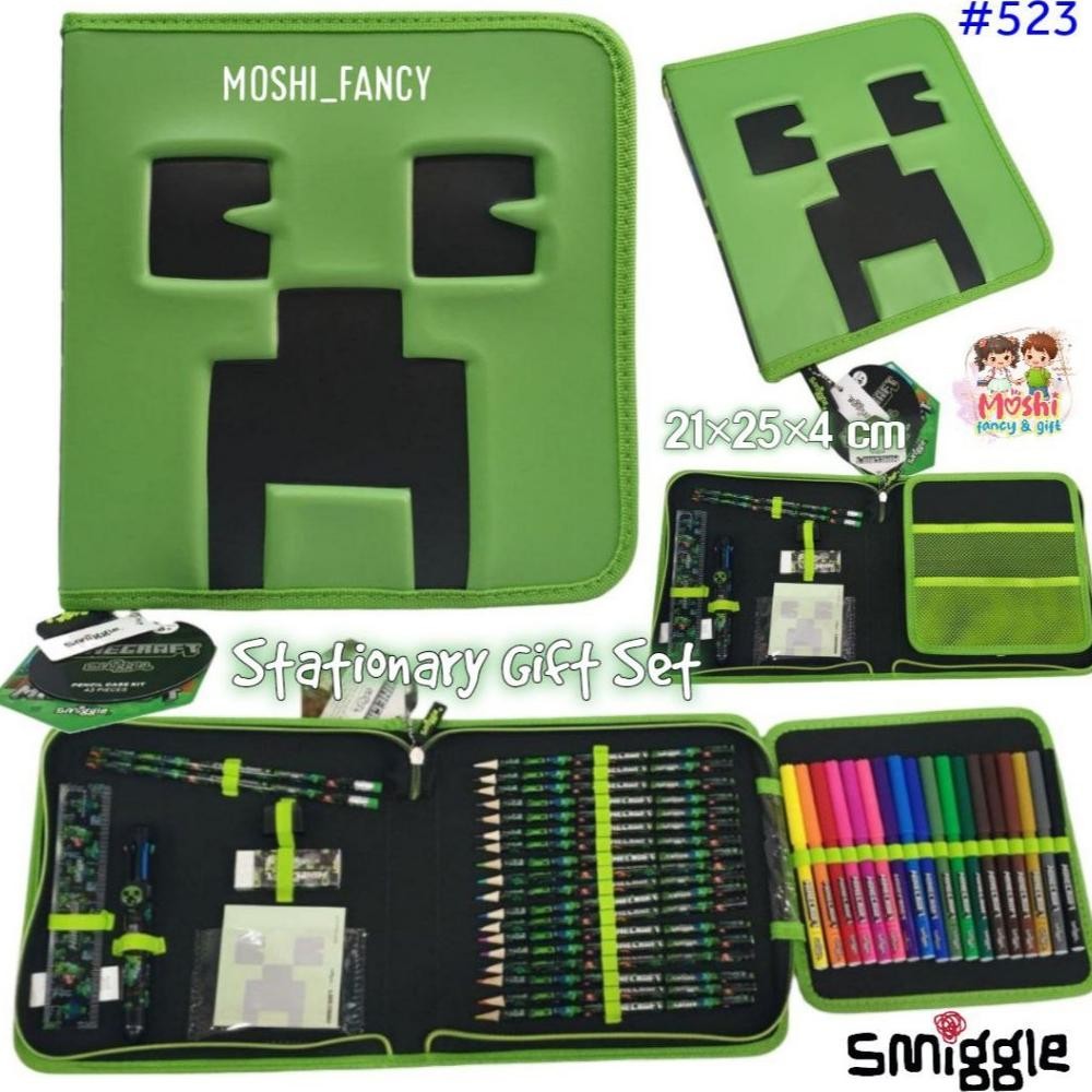 

Midi Zip Smiggle Minecraft Stationary Gift Set / Set Alat Tulis Smiggle Minecraft Stationery Gift Set DiM