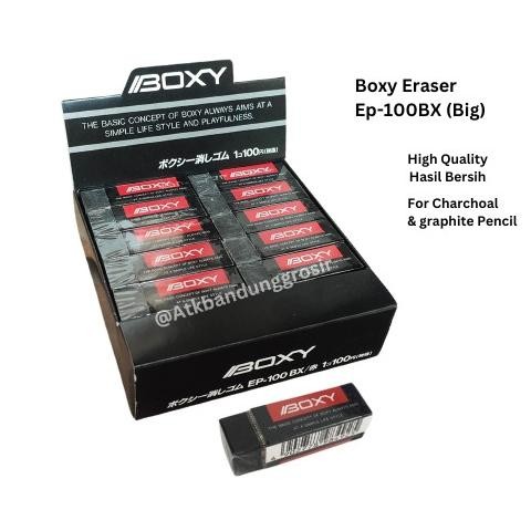 

Penghapus Boxy Eraser EP-100BX Big Stip Premium Bersih Untuk Pensil Charcoal & Graphote - Satuan- SHSNP DiM