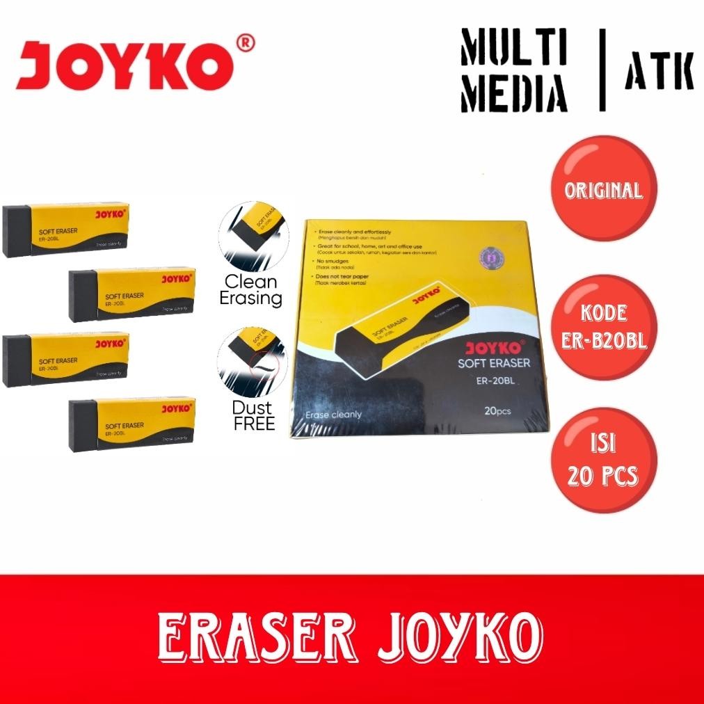 

STIP / ERASER / PENGHAPUS JOYKO ER-B20BL (ISI 20 PCS) DiM