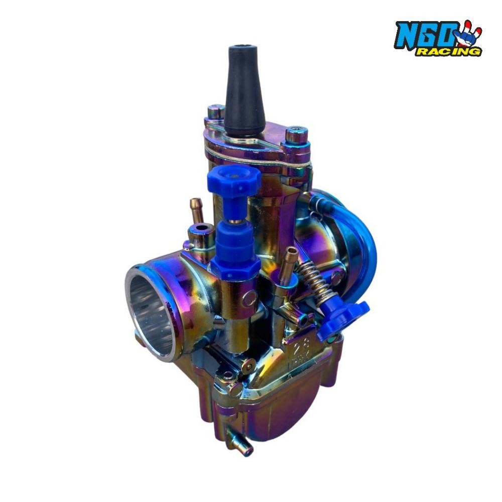 Karburator Karbu PWK Kotak 28 30 32 34 NGO Racing Rainbow Pelangi Free Selang Settingan Mudah Thaila
