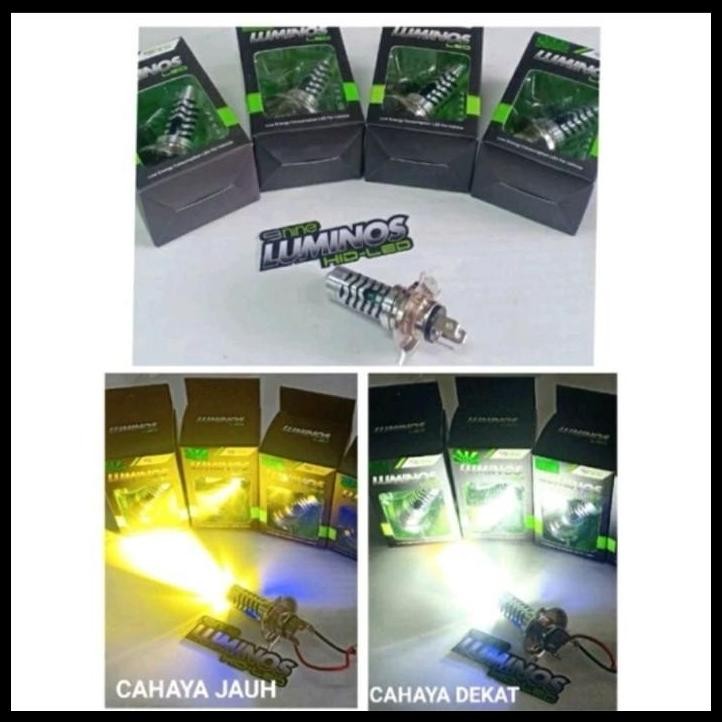 GRATIS ONGKIR LAMPU LED DEPAN MOTOR H6 LS2 LUMINOS LASER HI LOW  DC DOUBLE VARIO KARBU TEHNO 110 OLD