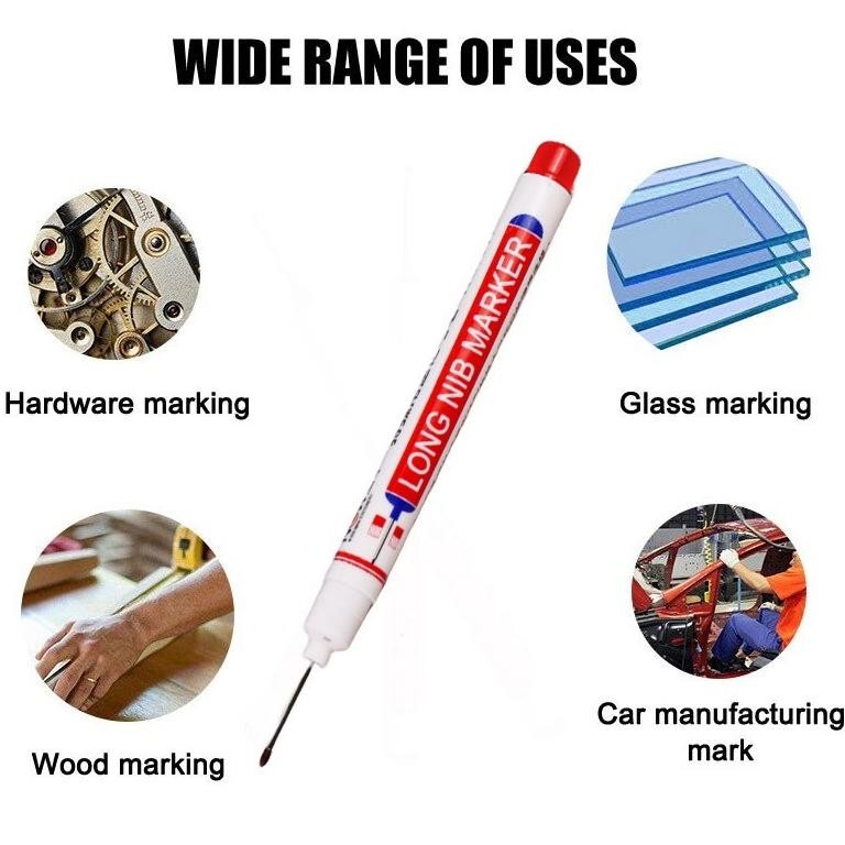 

Spidol Kepala Panjang Long Nib Head Marker Waterproof Permanen DiM