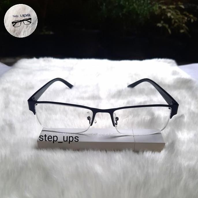 Kacamata Baca Plus Anti Radiasi Type Gantung Frame Besi Pria Wanita Terlaris