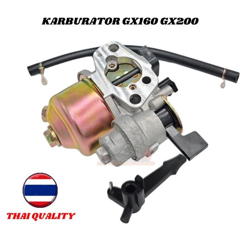 Karbu Karburator GX160 GX200 GX 160 200 Mesin Pompa Alkon 2 Tabung